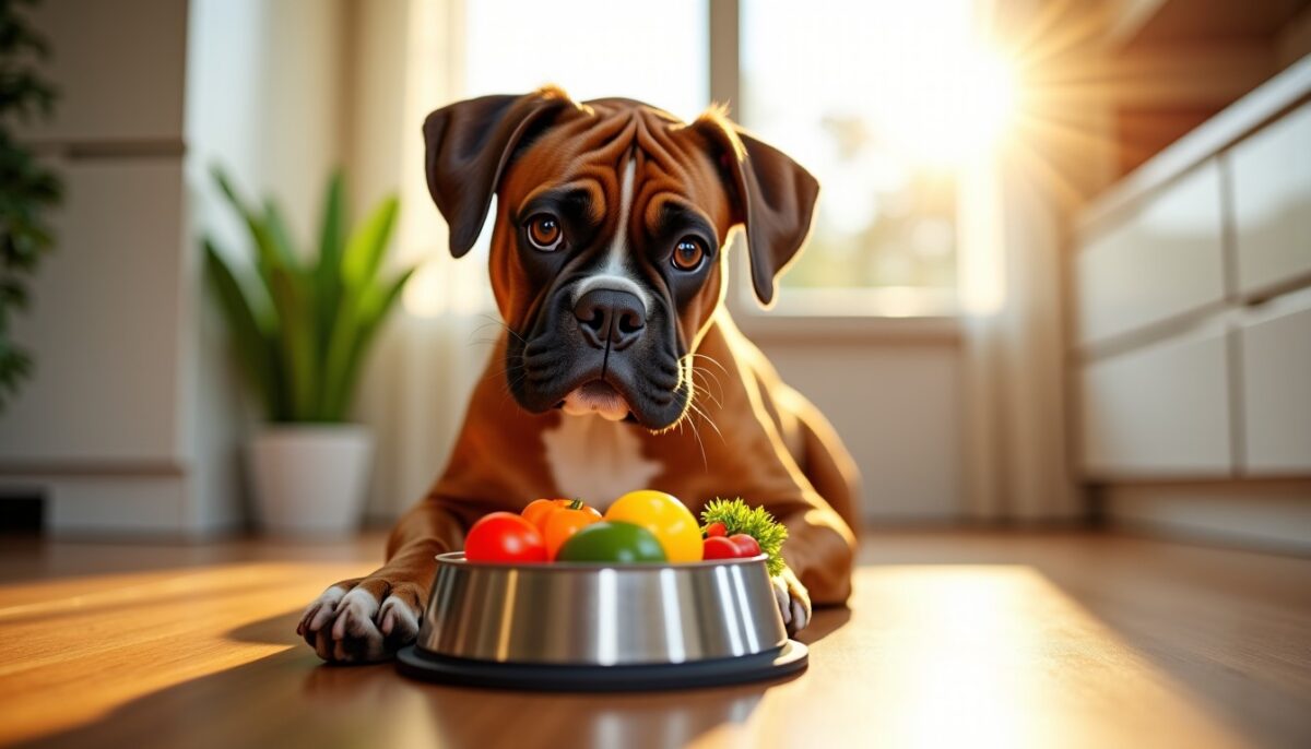 Nutrition du Boxer : choisir la bonne alimentation et doser les portions idéales