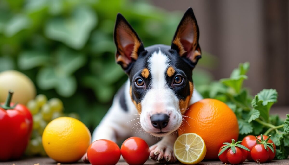 Guide complet sur la nutrition du Bull Terrier : conseils pour chiots et adultes